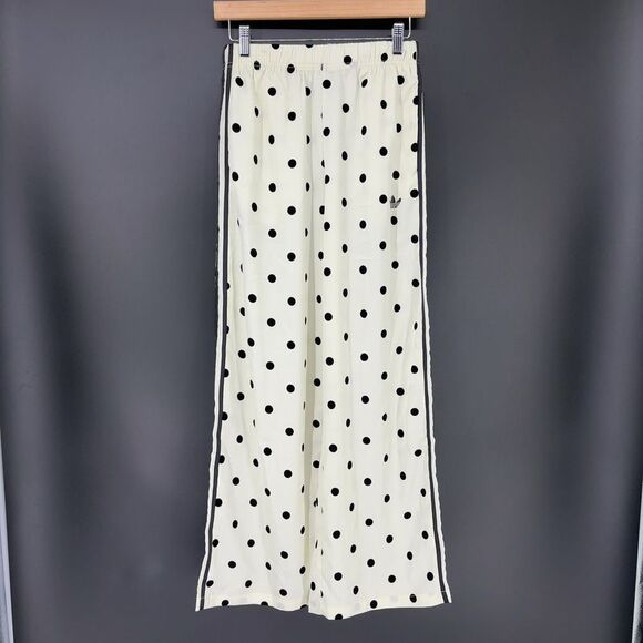adidas Pants - adidas Polka Dot Track Pants in Stone